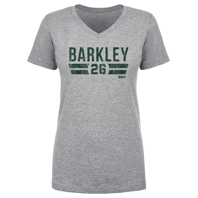 Saquon Barkley Women's V-Neck T-Shirt | 500 LEVEL