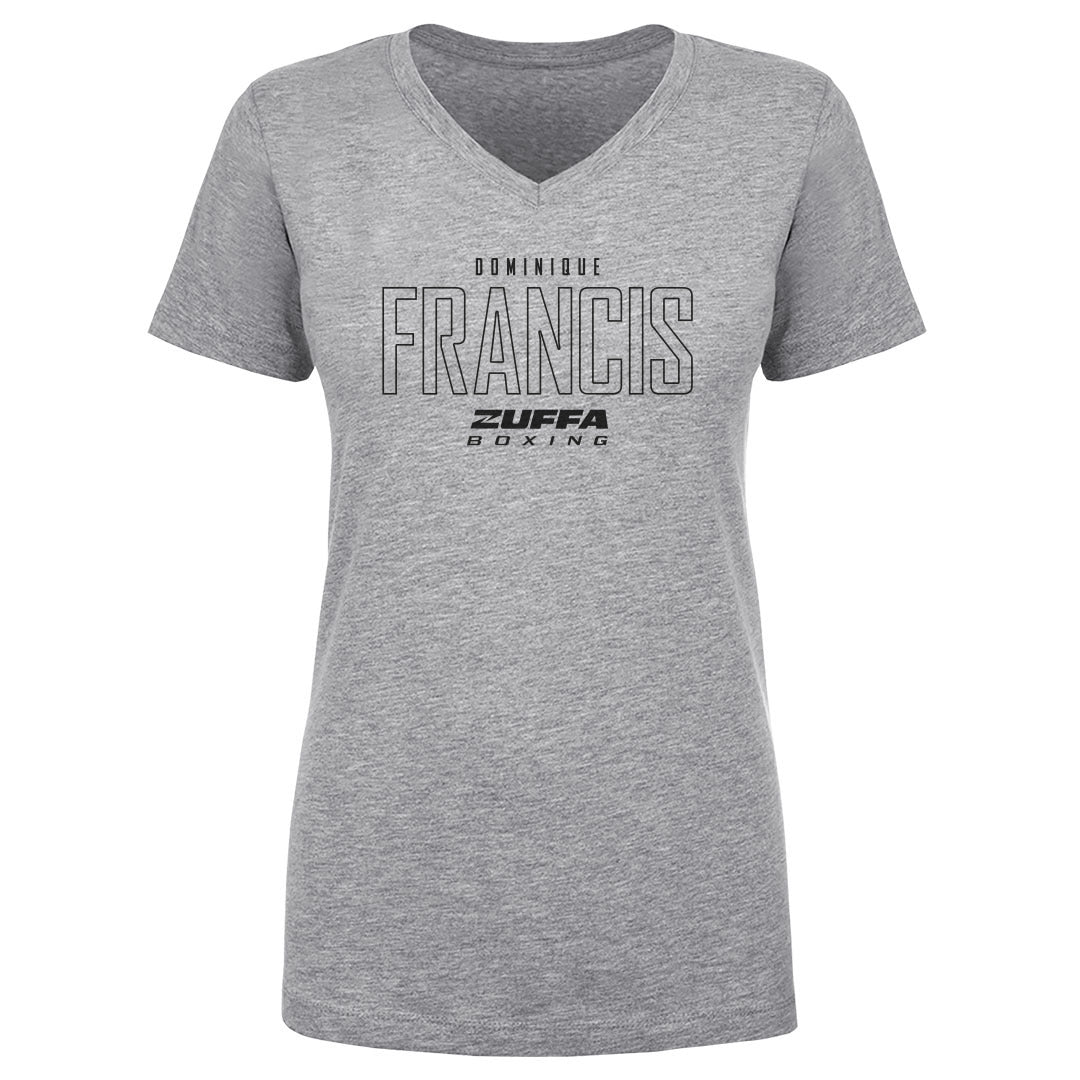 Dominique Francis Women's V-Neck T-Shirt | 500 LEVEL