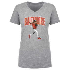 Gunnar Henderson Women's V-Neck T-Shirt | 500 LEVEL