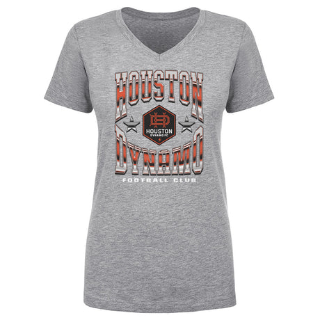 Houston Dynamo FC Women's V-Neck T-Shirt | 500 LEVEL