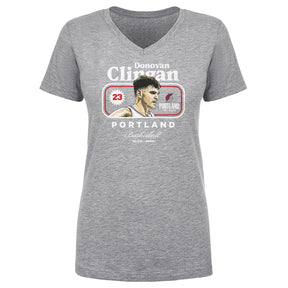 Donovan Clingan Women's V-Neck T-Shirt | 500 LEVEL