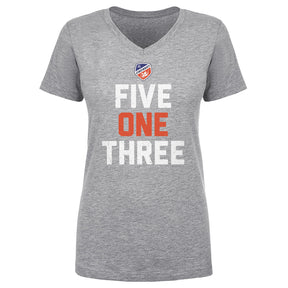 FC Cincinnati Women's V-Neck T-Shirt | 500 LEVEL