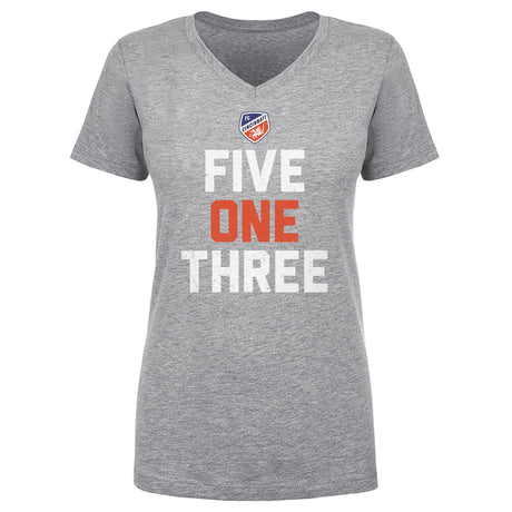 FC Cincinnati Women's V-Neck T-Shirt | 500 LEVEL