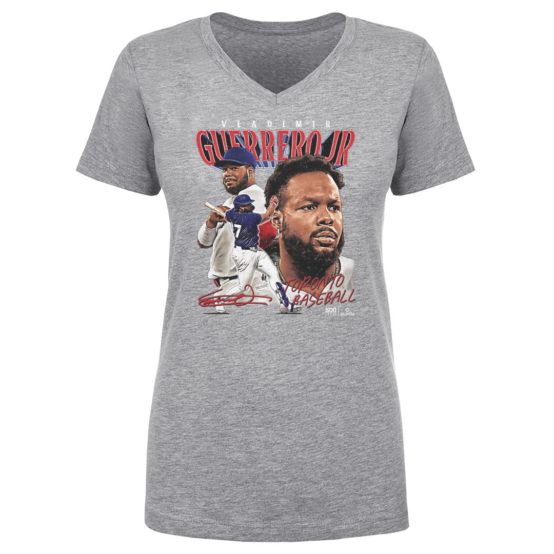 Vladimir Guerrero Jr. Women's V-Neck T-Shirt | 500 LEVEL