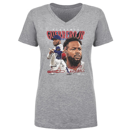 Vladimir Guerrero Jr. Women's V-Neck T-Shirt | 500 LEVEL