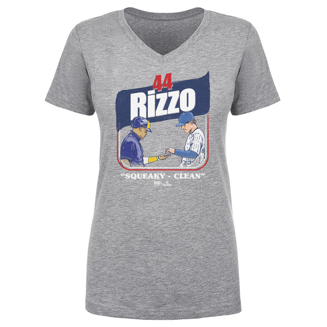 Anthony Rizzo Women's V-Neck T-Shirt | 500 LEVEL