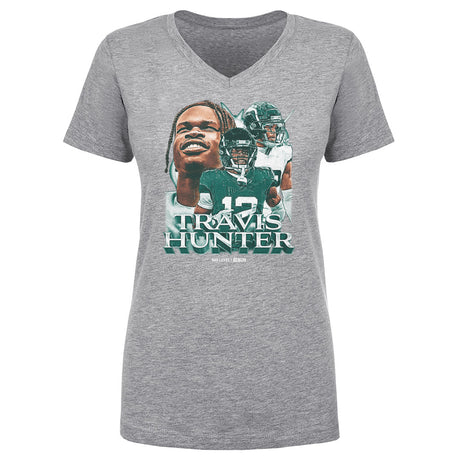 Travis Hunter Women's V-Neck T-Shirt | 500 LEVEL