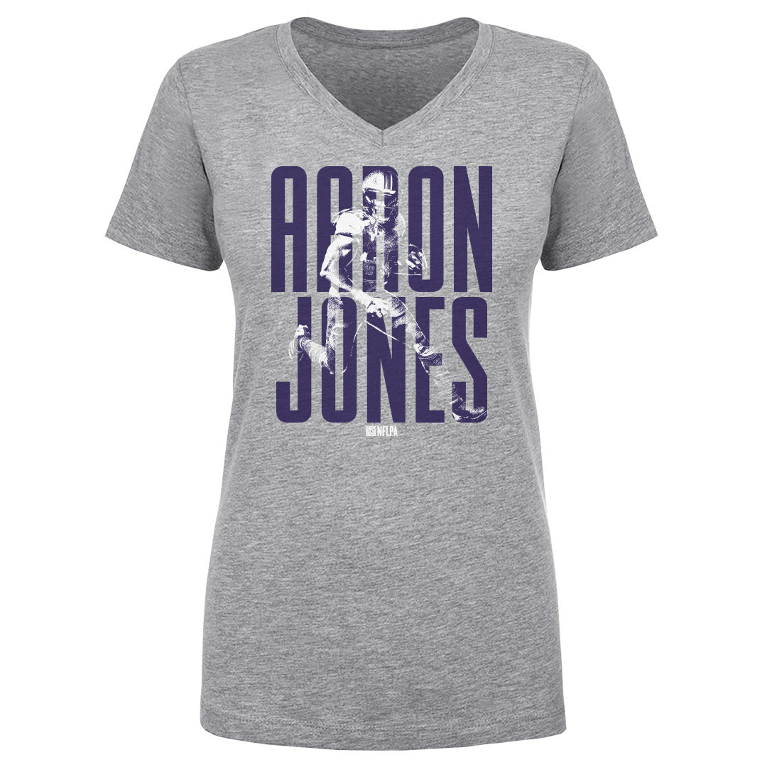 Aaron Jones Women's V-Neck T-Shirt | 500 LEVEL