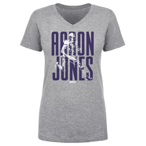 Aaron Jones Women's V-Neck T-Shirt | 500 LEVEL