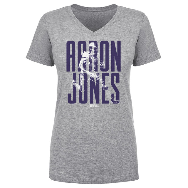 Aaron Jones Women's V-Neck T-Shirt | 500 LEVEL