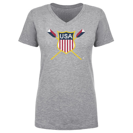 USRowing Women's V-Neck T-Shirt | 500 LEVEL