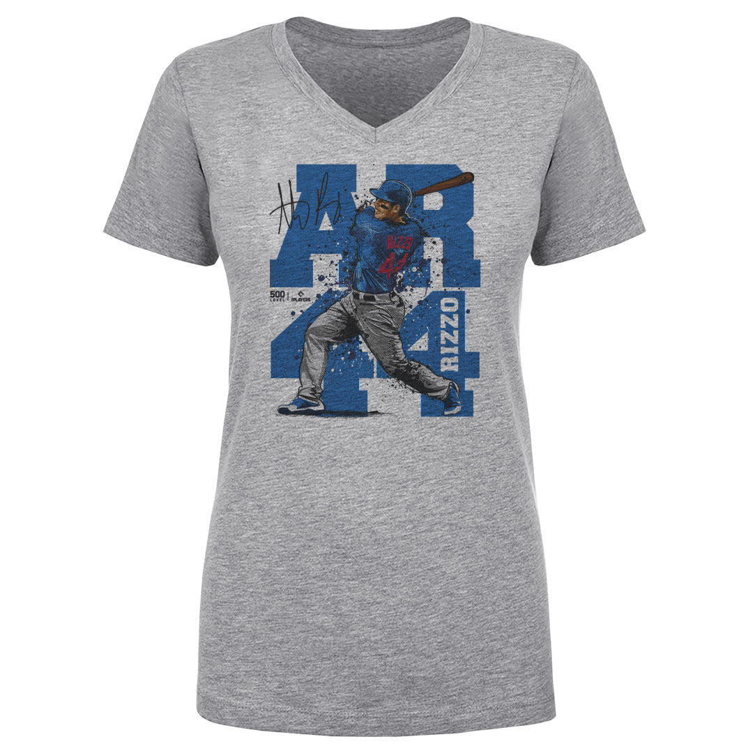 Anthony Rizzo Women's V-Neck T-Shirt | 500 LEVEL