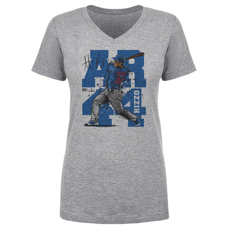 Anthony Rizzo Women's V-Neck T-Shirt | 500 LEVEL