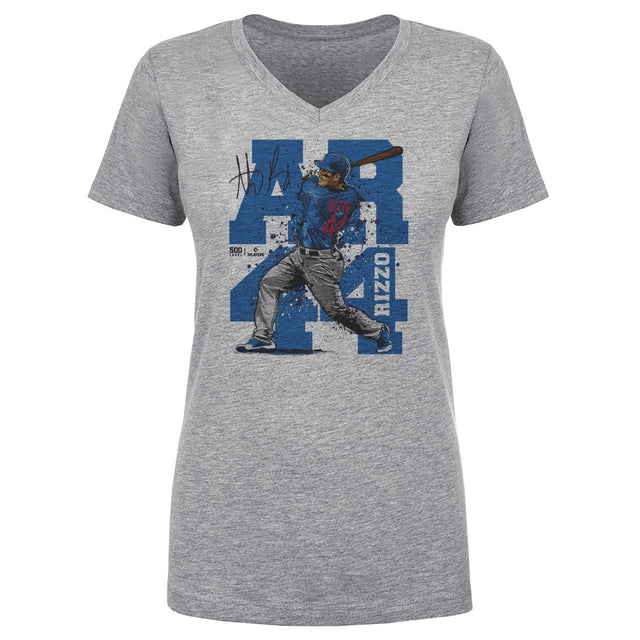 Anthony Rizzo Women's V-Neck T-Shirt | 500 LEVEL