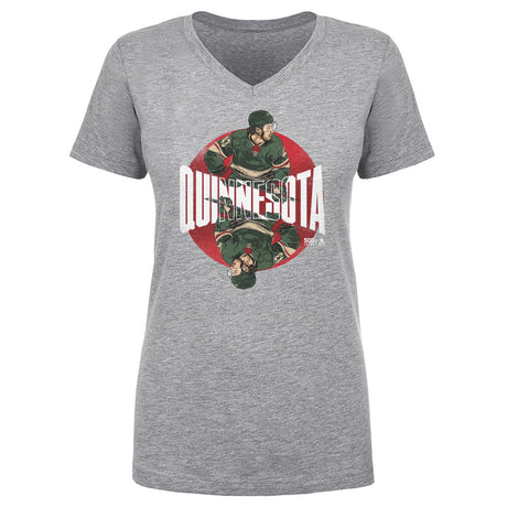 Quinn Hughes Women's V-Neck T-Shirt | 500 LEVEL