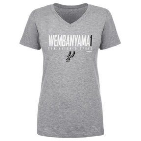 Victor Wembanyama Women's V-Neck T-Shirt | 500 LEVEL