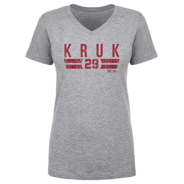 John Kruk Women's V-Neck T-Shirt | 500 LEVEL