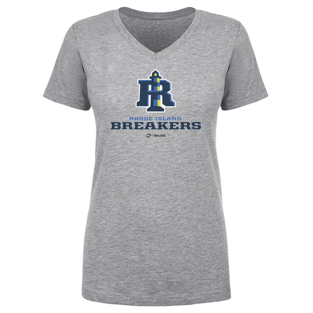 Rhode Island Breakers Women's V-Neck T-Shirt | 500 LEVEL