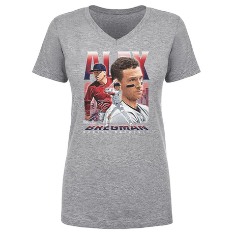 Alex Bregman Women's V-Neck T-Shirt | 500 LEVEL