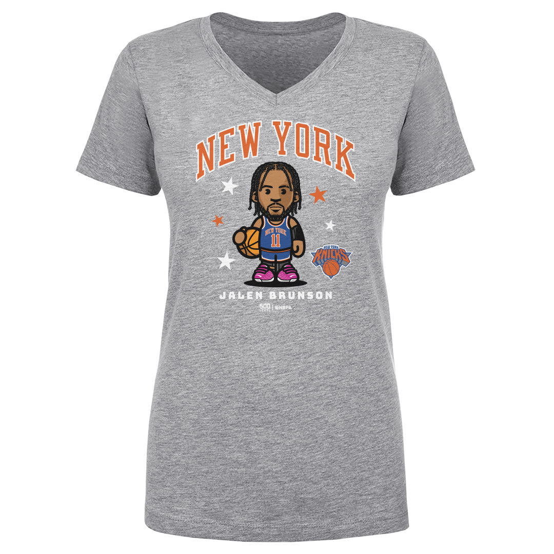 Jalen Brunson Women's V-Neck T-Shirt | 500 LEVEL