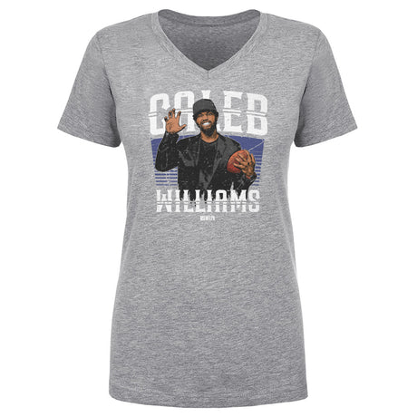 Caleb Williams Women's V-Neck T-Shirt | 500 LEVEL