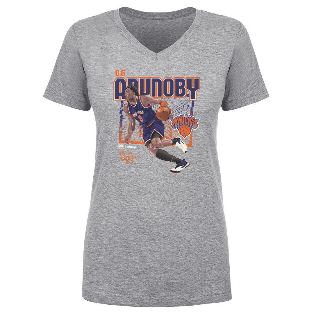OG Anunoby Women's V-Neck T-Shirt | 500 LEVEL