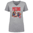 Detroit Pistons Women's V-Neck T-Shirt | 500 LEVEL