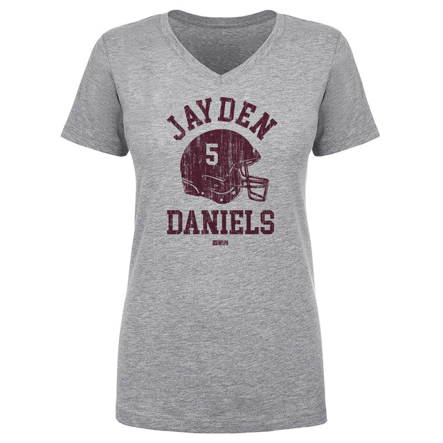 Jayden Daniels Women's V-Neck T-Shirt | 500 LEVEL