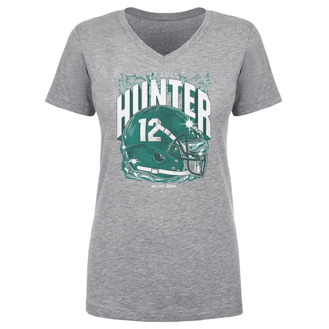 Travis Hunter Women's V-Neck T-Shirt | 500 LEVEL