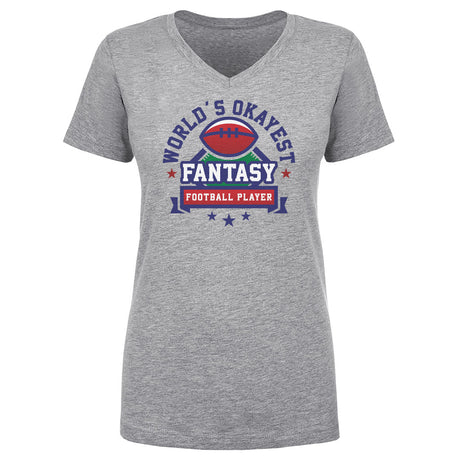 Fantasy Football Women's V-Neck T-Shirt | 500 LEVEL