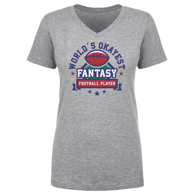 Fantasy Football Women's V-Neck T-Shirt | 500 LEVEL