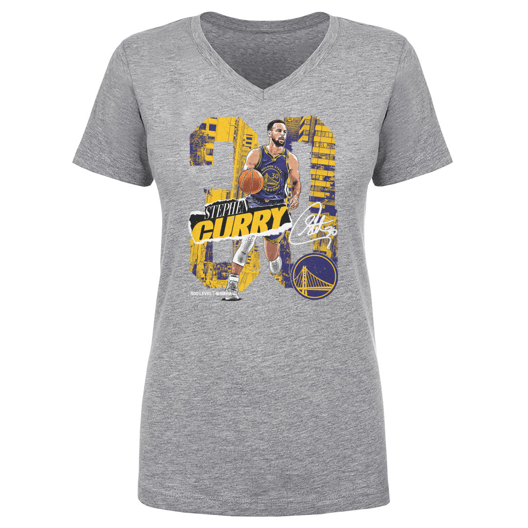 Steph Curry Women's V-Neck T-Shirt | 500 LEVEL