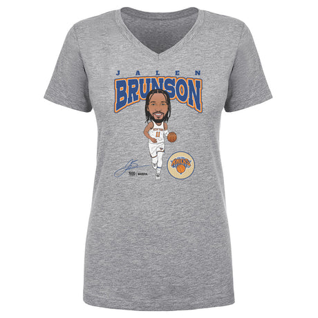 Jalen Brunson Women's V-Neck T-Shirt | 500 LEVEL