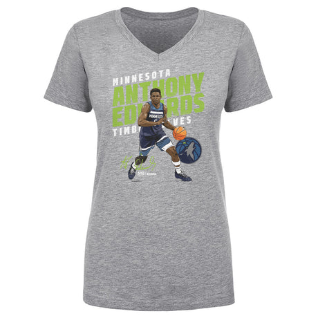 Anthony Edwards Women's V-Neck T-Shirt | 500 LEVEL