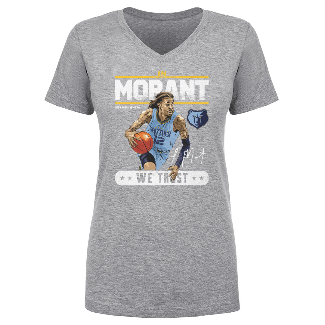 Ja Morant Women's V-Neck T-Shirt | 500 LEVEL
