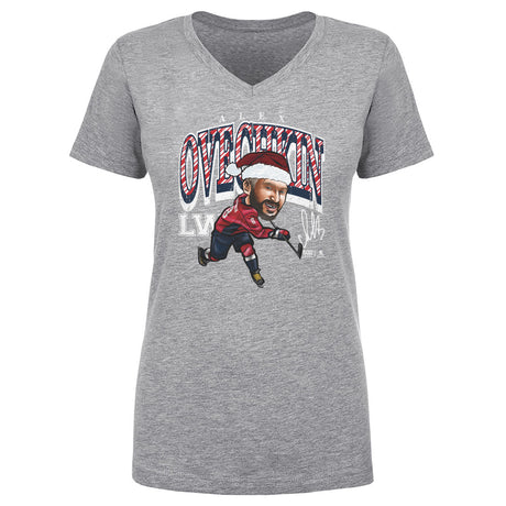 Alex Ovechkin Women's V-Neck T-Shirt | 500 LEVEL