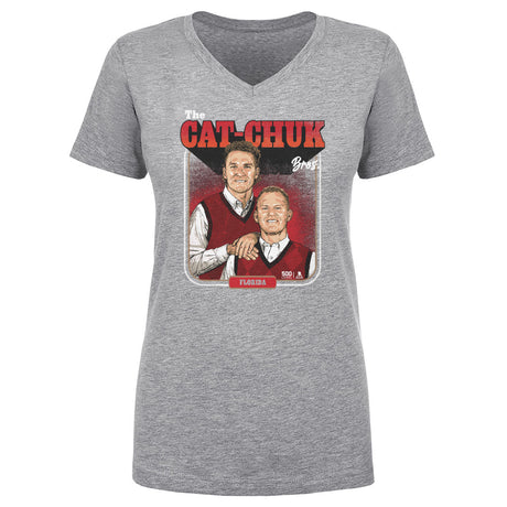 Matthew Tkachuk Women's V-Neck T-Shirt | 500 LEVEL