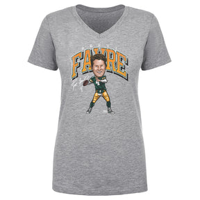Brett Favre Women's V-Neck T-Shirt | 500 LEVEL