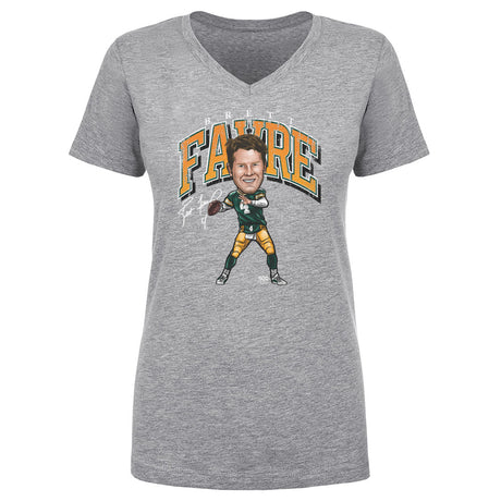 Brett Favre Women's V-Neck T-Shirt | 500 LEVEL