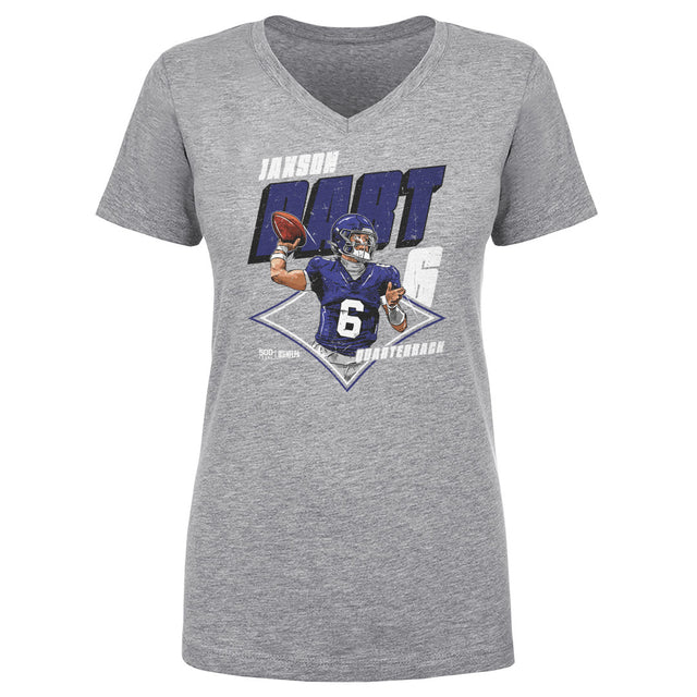 Jaxson Dart Women's V-Neck T-Shirt | 500 LEVEL