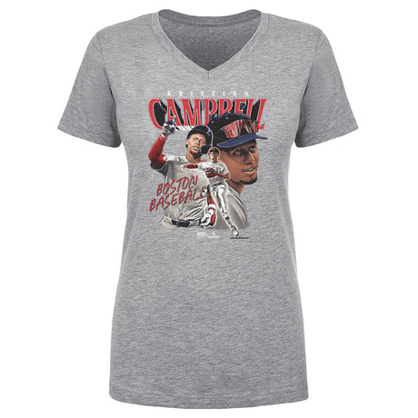 Kristian Campbell Women's V-Neck T-Shirt | 500 LEVEL