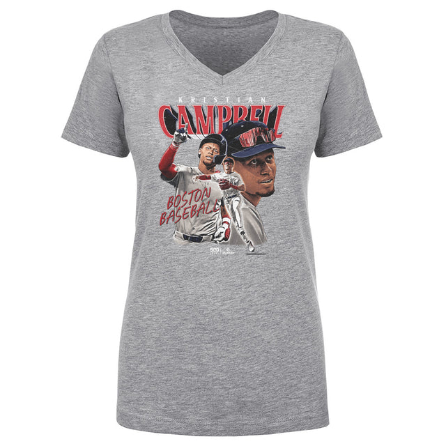 Kristian Campbell Women's V-Neck T-Shirt | 500 LEVEL