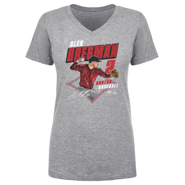 Alex Bregman Women's V-Neck T-Shirt | 500 LEVEL