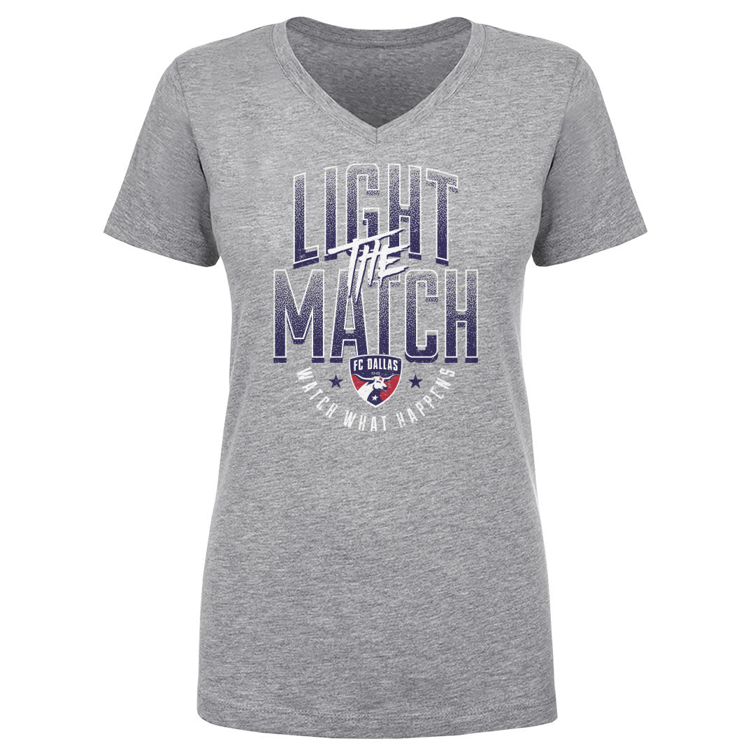 FC Dallas Women's V-Neck T-Shirt | 500 LEVEL
