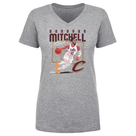 Donovan Mitchell Women's V-Neck T-Shirt | 500 LEVEL