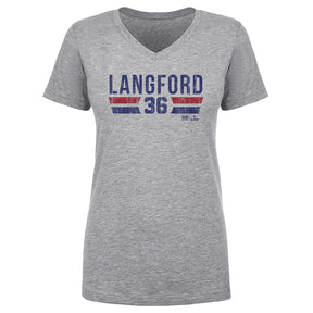 Wyatt Langford Women's V-Neck T-Shirt | 500 LEVEL