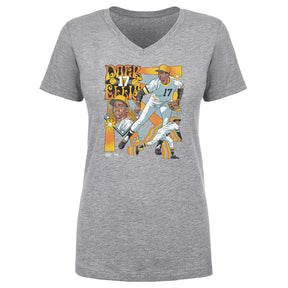 Dock Ellis Women's V-Neck T-Shirt | 500 LEVEL