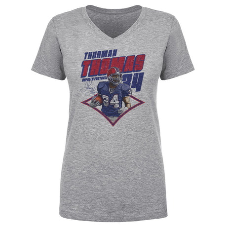 Thurman Thomas Women's V-Neck T-Shirt | 500 LEVEL