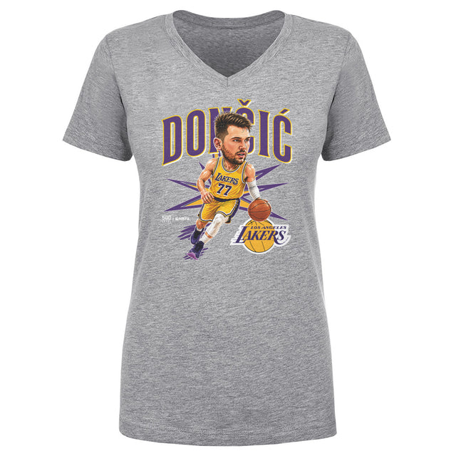 Luka Doncic Women's V-Neck T-Shirt | 500 LEVEL