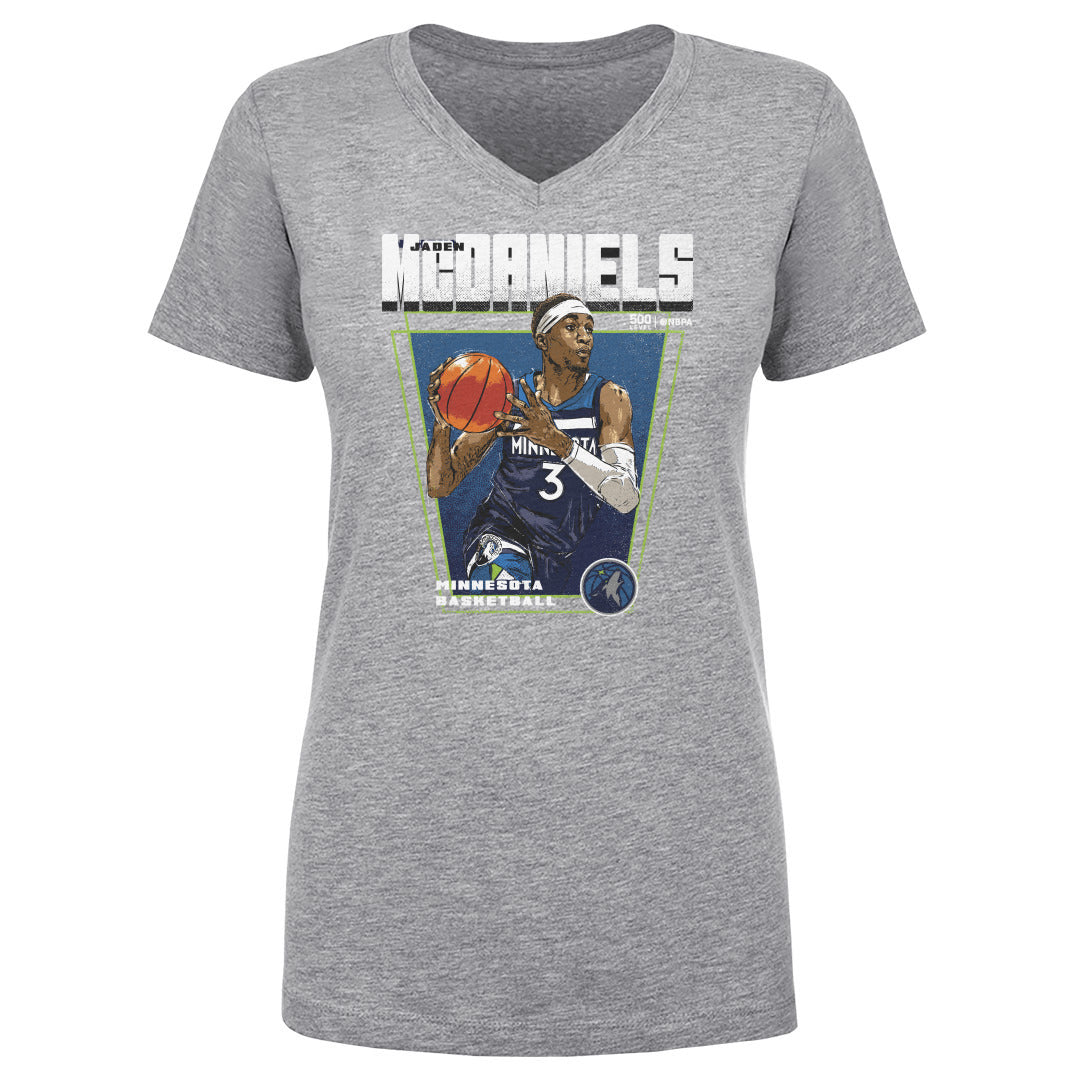 Jaden McDaniels Women's V-Neck T-Shirt | 500 LEVEL